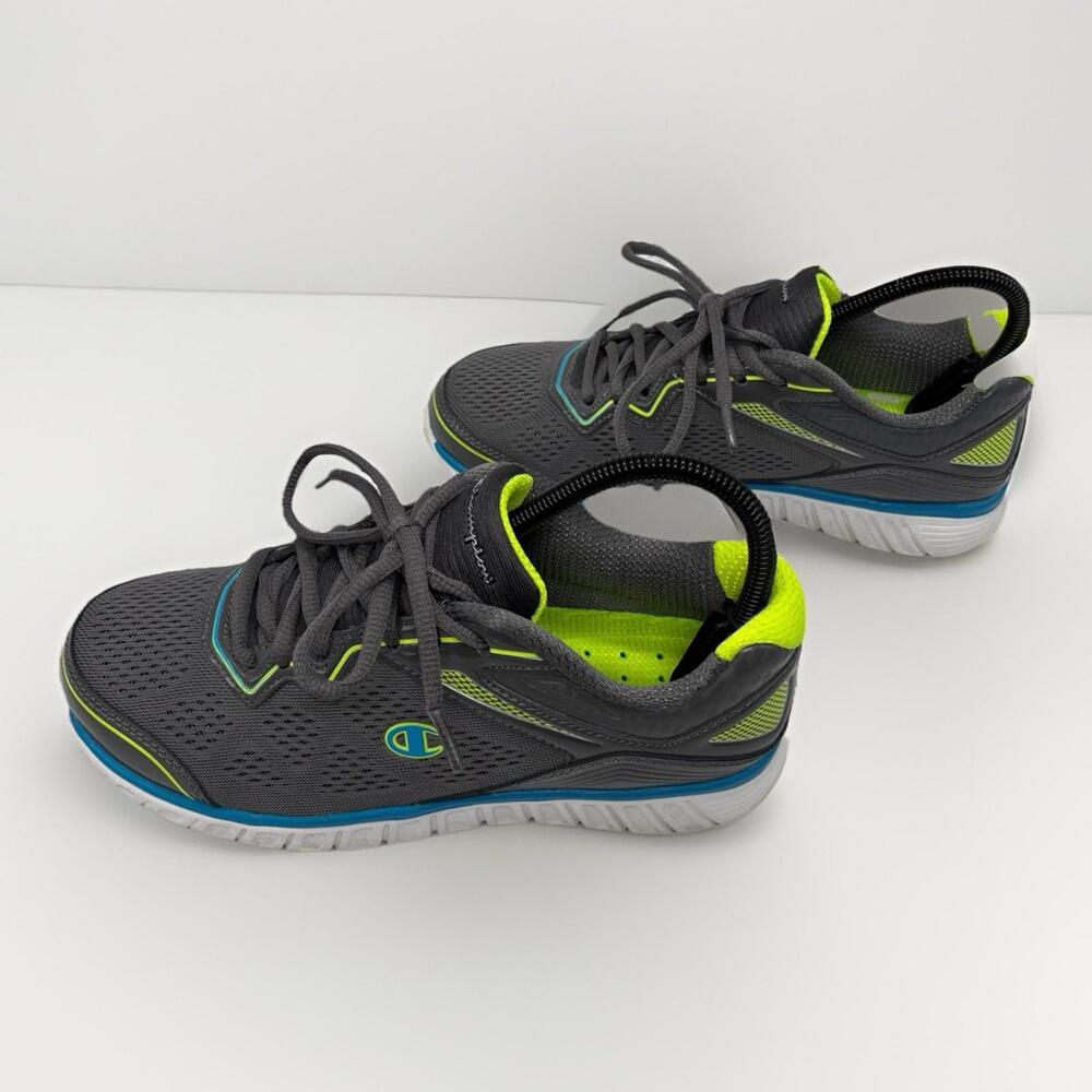 Champion Running Walking Shoes Memory Foam Green Gray Blue Women's Size 6.5